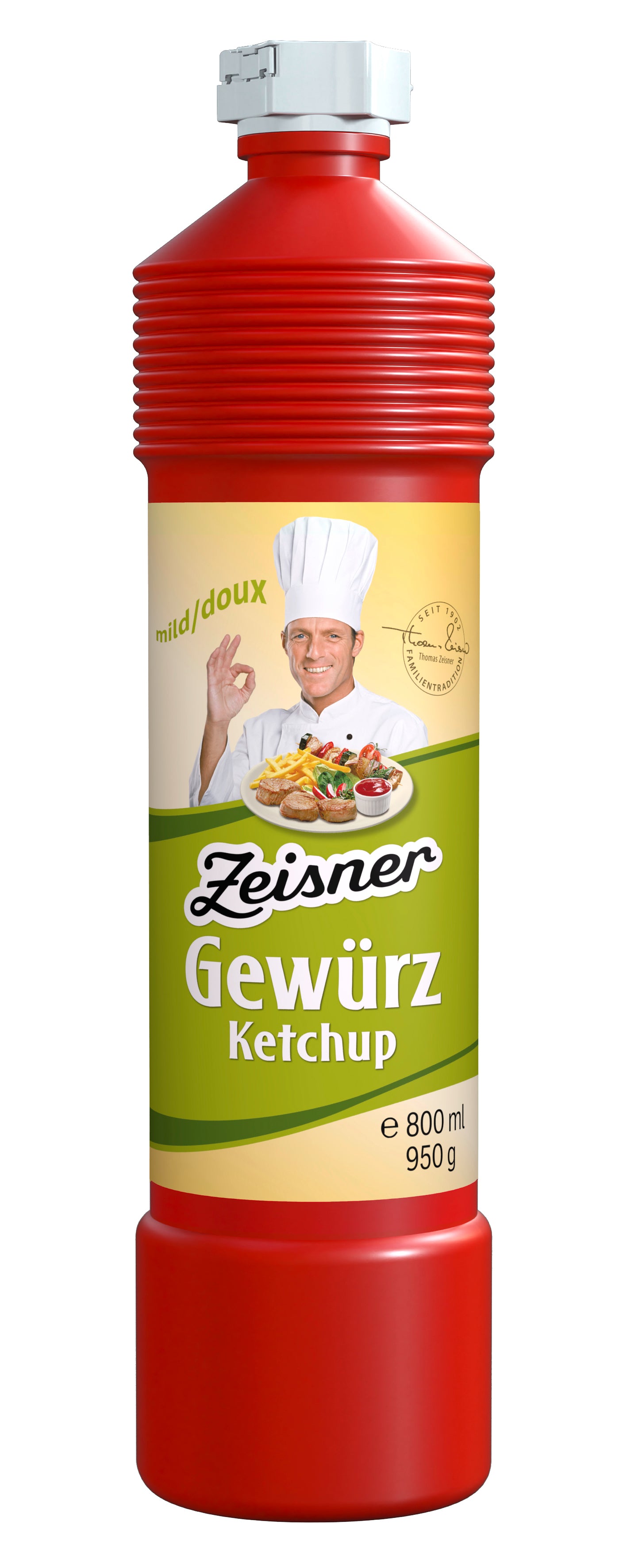 Zeisner Gewürz-Ketchup, 12 Flaschen à 800 ml