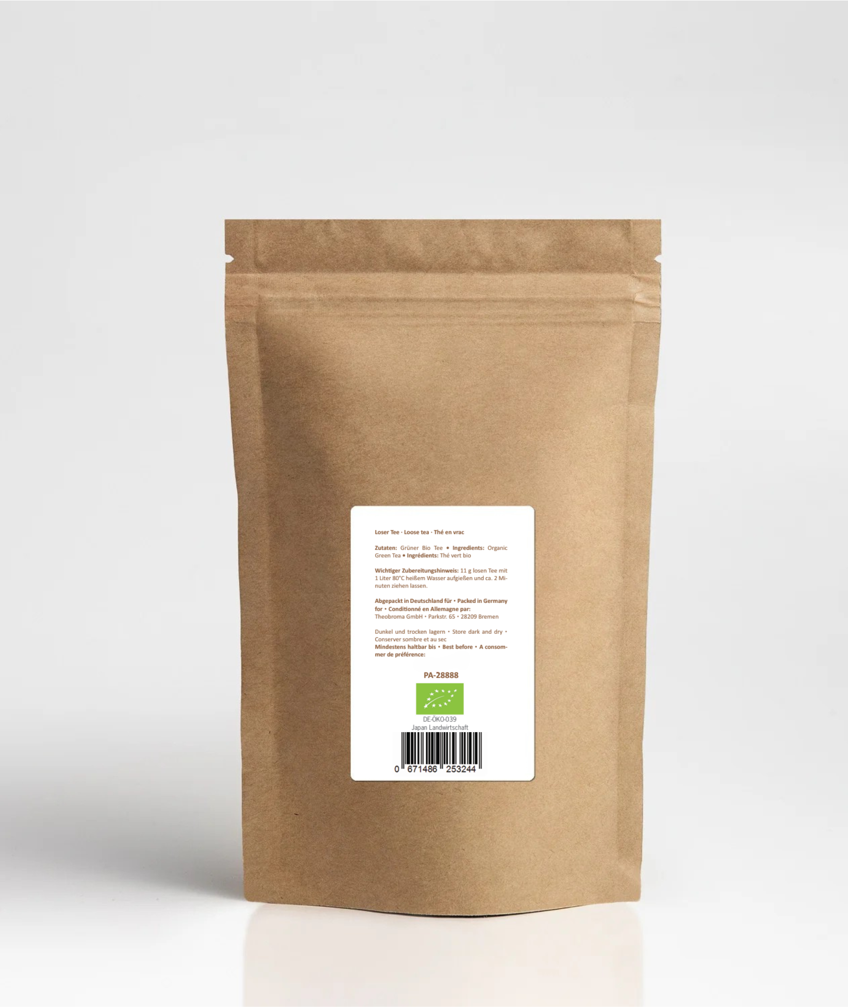Japan Fukuoka Sencha Bio, Grüner Tee 100g