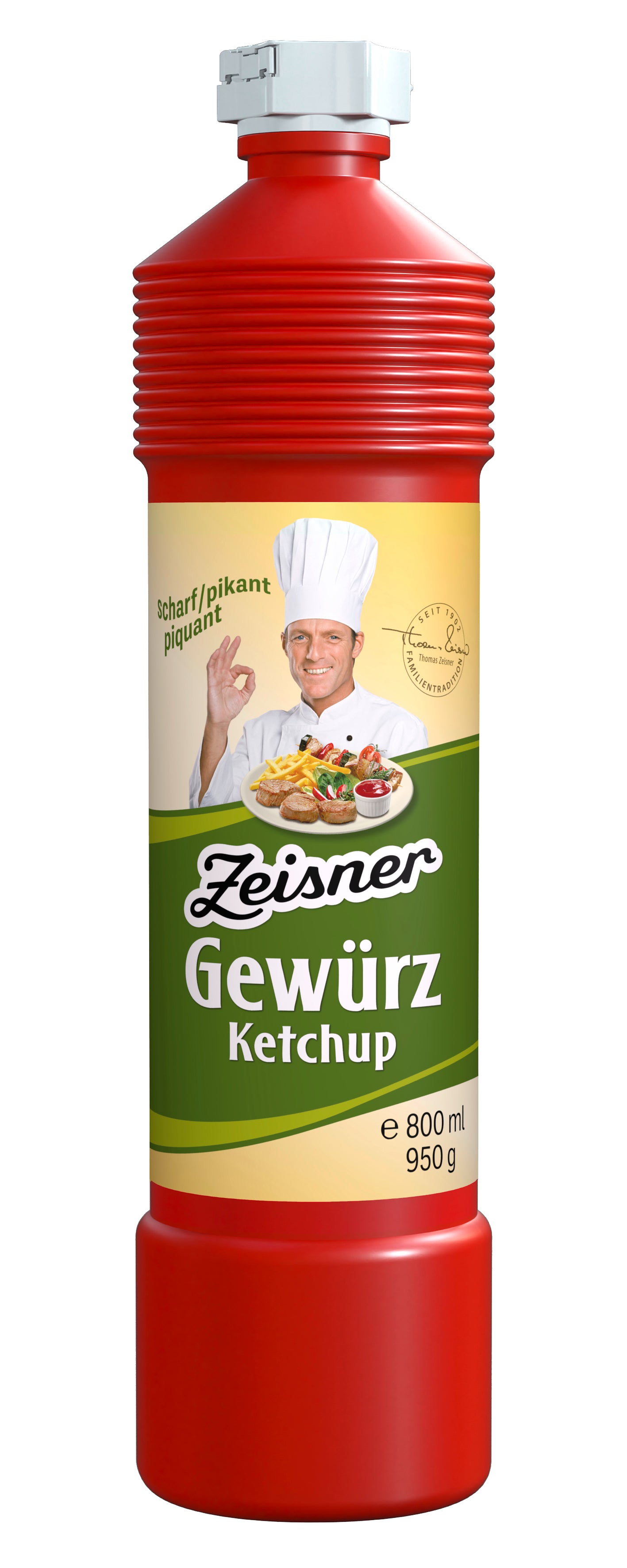 Zeisner Gewürz-Ketchup, 12 Flaschen à 800 ml