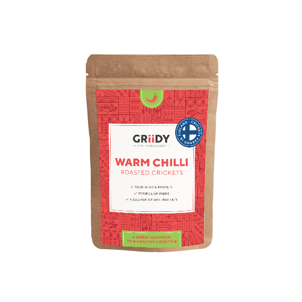 GRiiDY Warm Chili. Geröstete Grillen mit Chili, ca. 150 Stück-SOUNDFOOD-1-SOUNDFOOD
