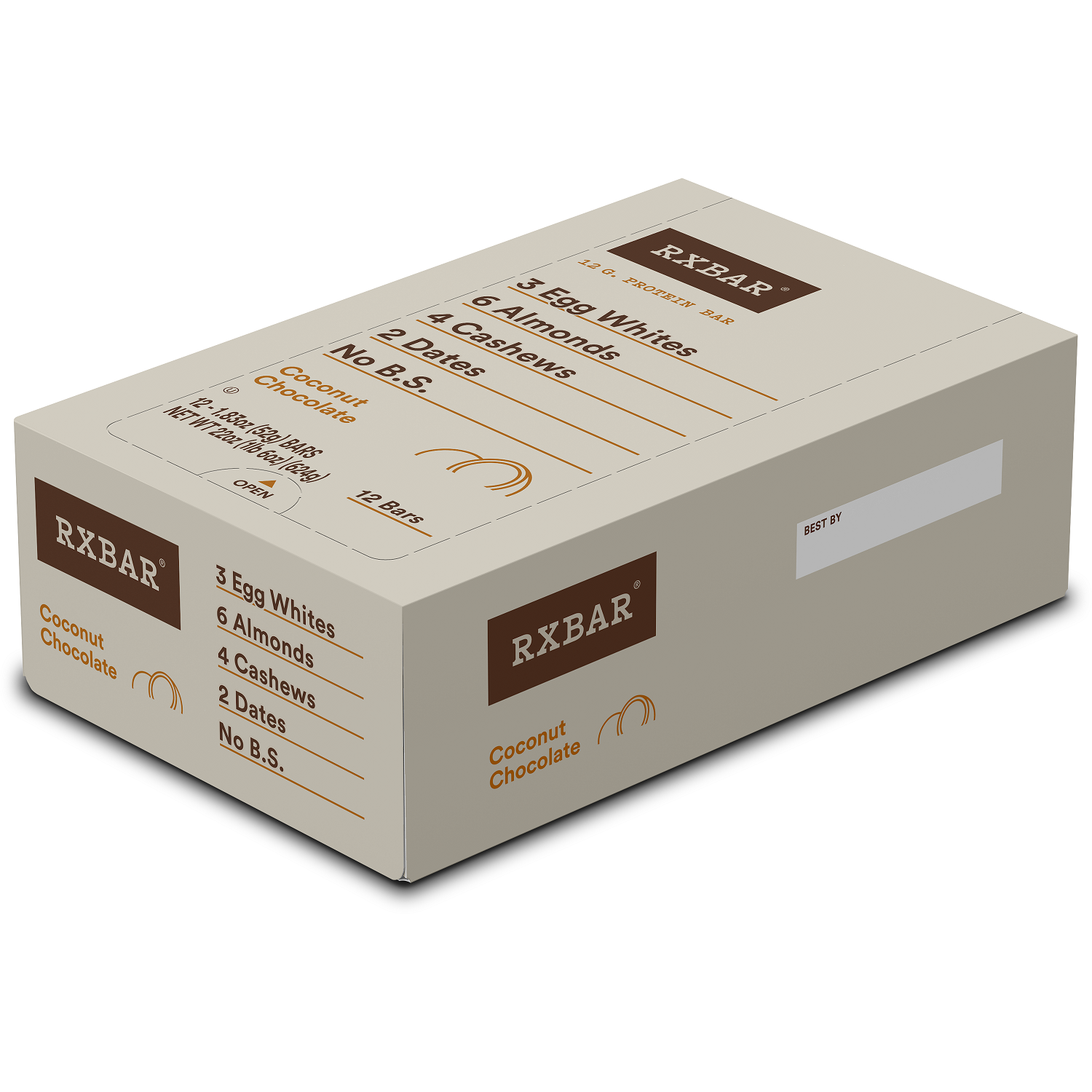 RXBAR Protein Bar Coconut Chocolate. 12 Riegel-SOUNDFOOD-2-SOUNDFOOD