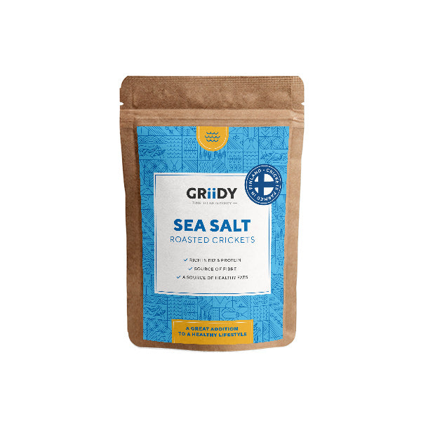 GRiiDY Sea Salt. Geröstete Grillen mit Meersalz, ca. 150 Stück-SOUNDFOOD-1-SOUNDFOOD