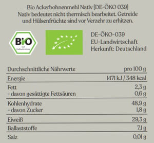 SOUNDFOOD Bio Ackerbohnenmehl, glutenfrei, 750g