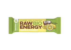 Raw Bio Energy Lemon & Coconut, 20 Riegel