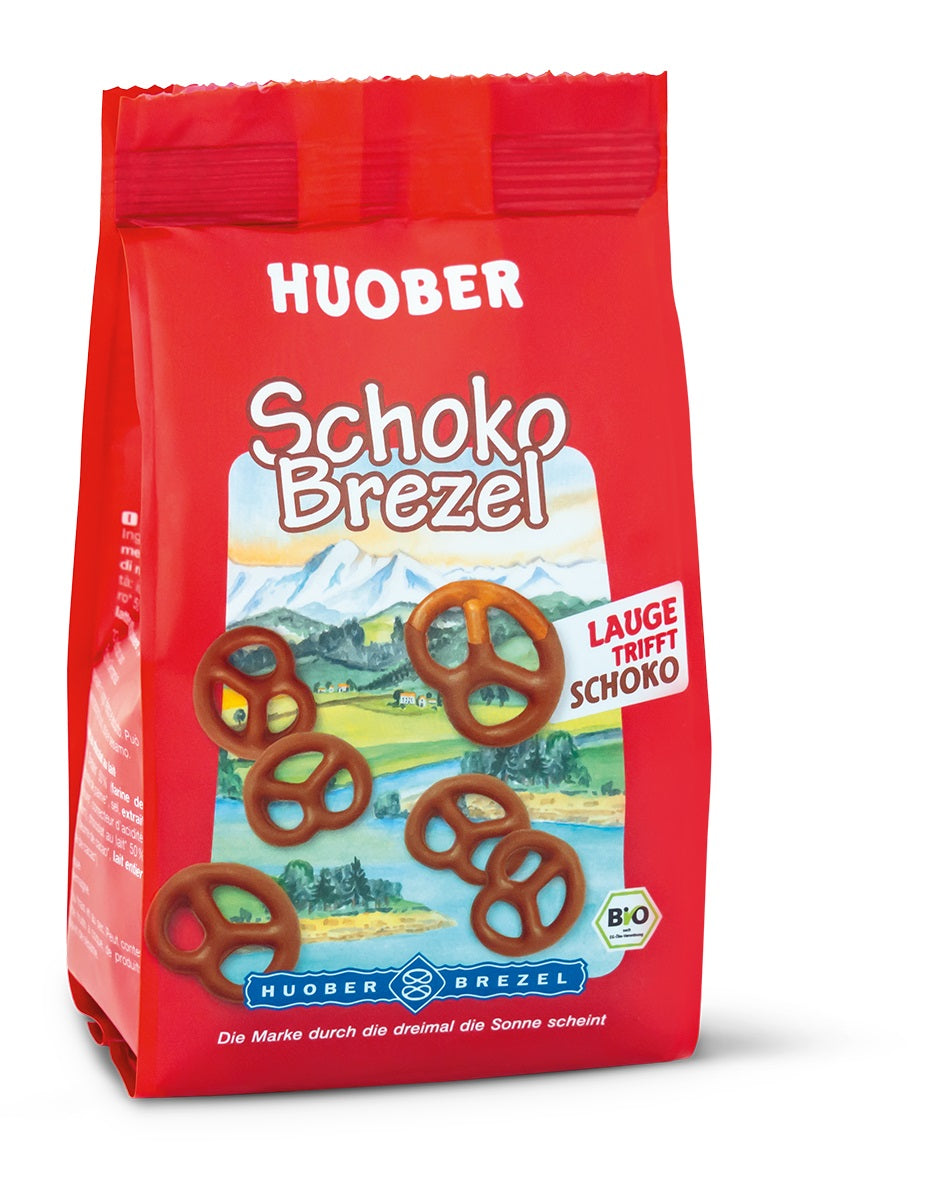 HUOBER Bio SchokoBrezeln, 10 Packungen à 100 g