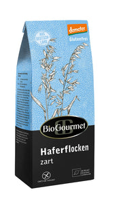 Bio Haferflocken zart, glutenfrei, demeter, 4 Packungen à 250g