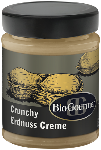 Bio Crunchy Erdnuss Creme 250g