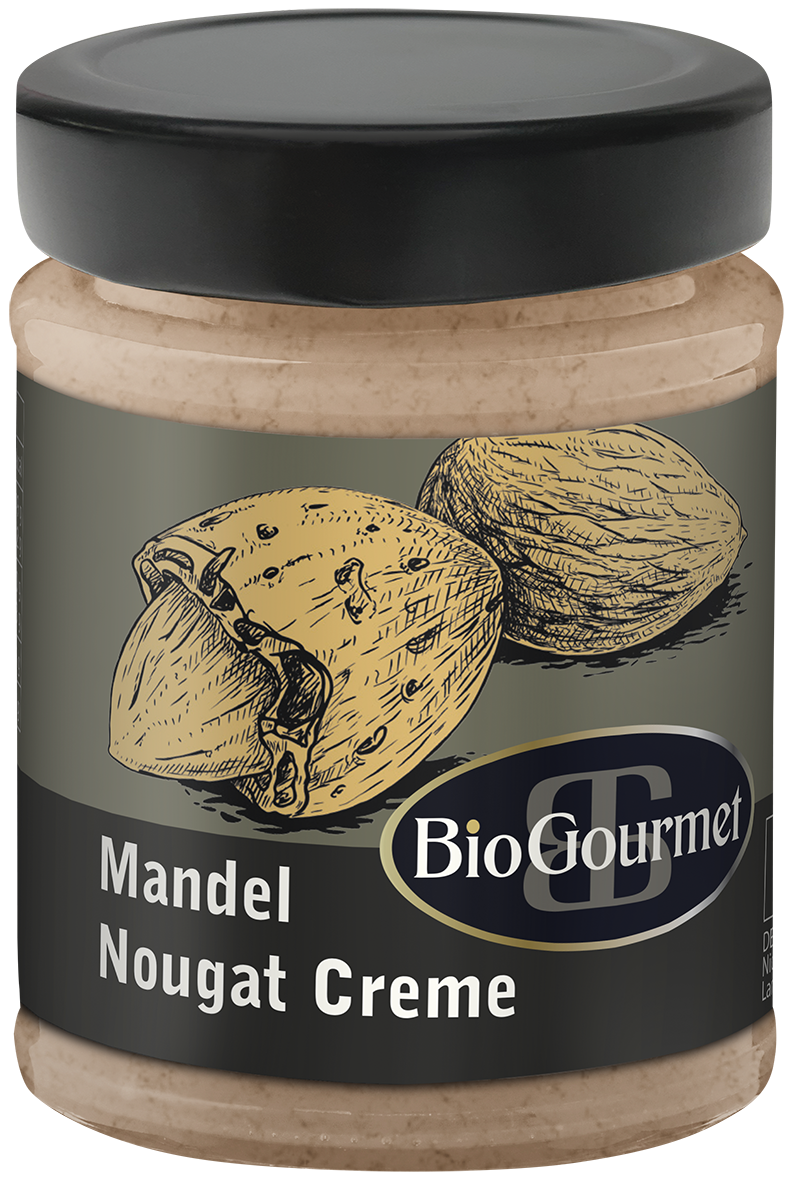 Bio Mandel-Nougat Creme, 6 Gläser à 250g