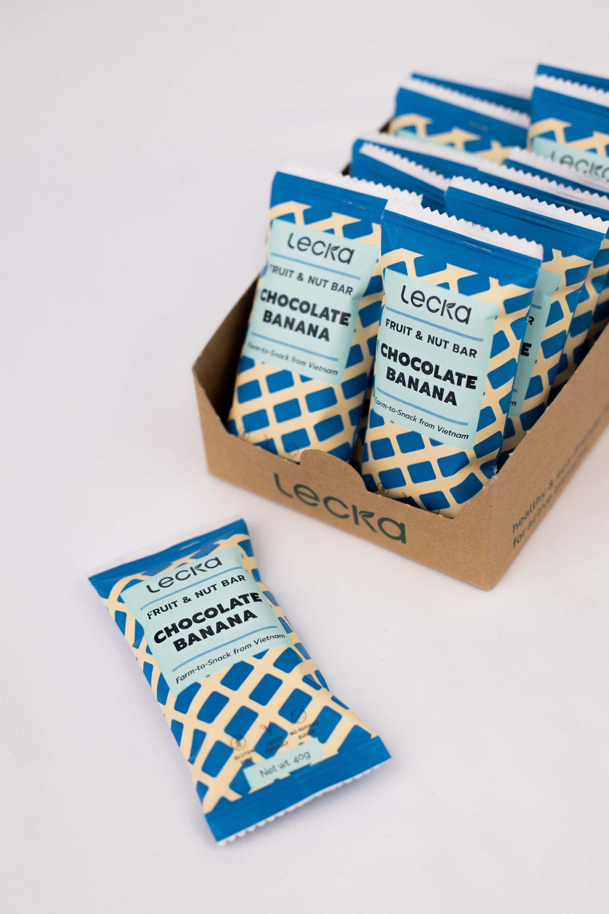 Lecka Fruit & Nut Bar Chocolate Banana, 12 Riegel-SOUNDFOOD-2-SOUNDFOOD