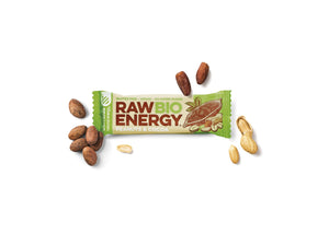 Raw Bio Energy Peanuts & Cocoa, 20 Riegel