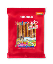 Laden Sie das Bild in den Galerie-Viewer, Huober KinderSticks aus Dinkel ohne Aufstreusalz, 12 Packungen à 100g, Bio