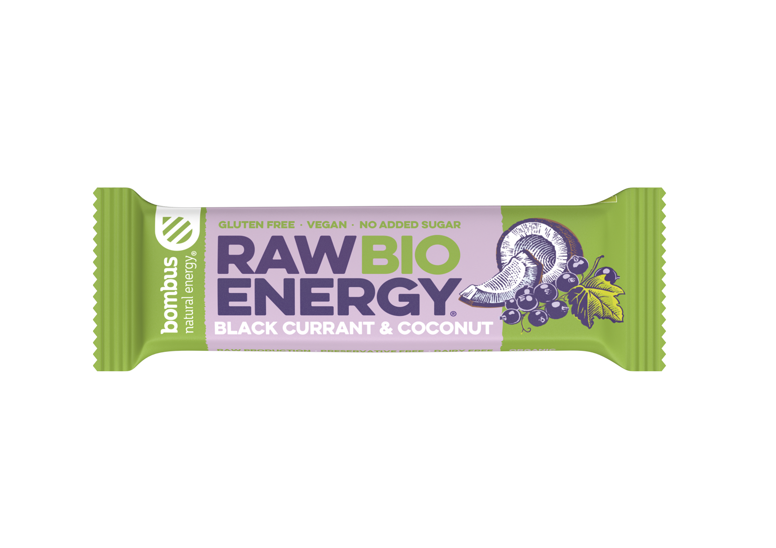 Raw Bio Energy Black Currant & Coconut, 20 Riegel-SOUNDFOOD-1-SOUNDFOOD