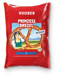 HUOBER Bio Prinzess Brezel Sesam, 12 Packungen à 125g